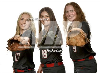 Thumbnail 1 in Trinity League Softball Media Day - Mater Dei photogallery.