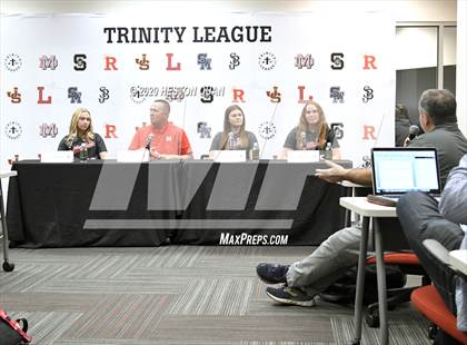 Thumbnail 3 in Trinity League Softball Media Day - Mater Dei photogallery.