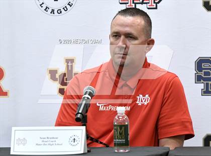 Thumbnail 1 in Trinity League Softball Media Day - Mater Dei photogallery.