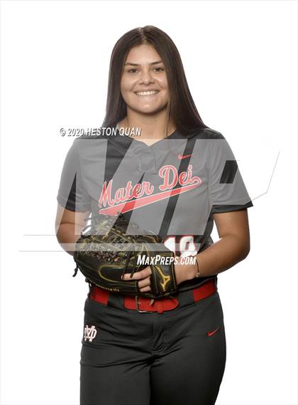 Thumbnail 1 in Trinity League Softball Media Day - Mater Dei photogallery.