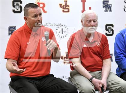 Thumbnail 1 in Trinity League Softball Media Day - Mater Dei photogallery.