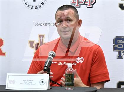 Thumbnail 1 in Trinity League Softball Media Day - Mater Dei photogallery.