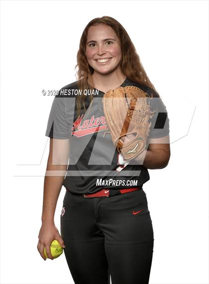 Thumbnail 3 in Trinity League Softball Media Day - Mater Dei photogallery.