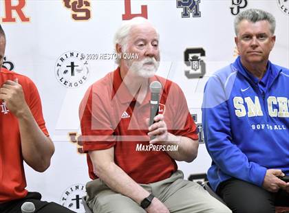 Thumbnail 3 in Trinity League Softball Media Day - Mater Dei photogallery.