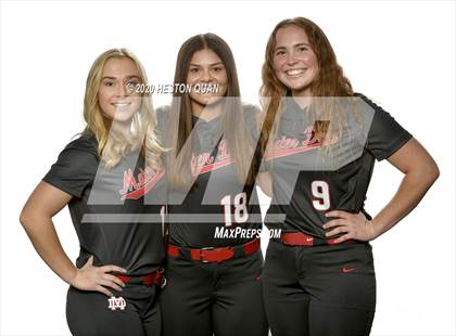 Thumbnail 3 in Trinity League Softball Media Day - Mater Dei photogallery.