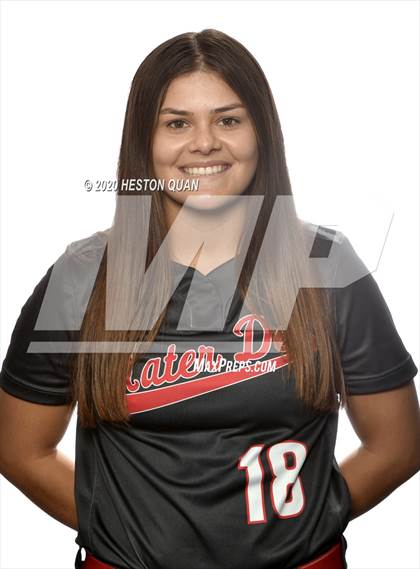 Thumbnail 2 in Trinity League Softball Media Day - Mater Dei photogallery.