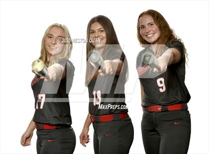 Thumbnail 3 in Trinity League Softball Media Day - Mater Dei photogallery.