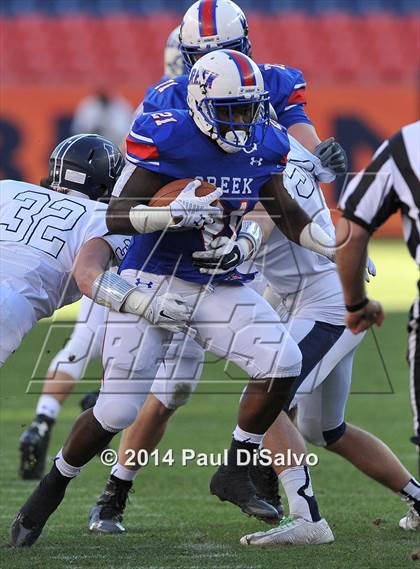 Thumbnail 2 in Cherry Creek vs. Valor Christian (CHSAA 5A Final) photogallery.