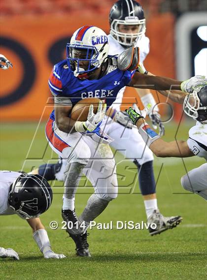 Thumbnail 2 in Cherry Creek vs. Valor Christian (CHSAA 5A Final) photogallery.