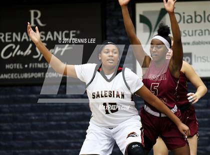 Thumbnail 2 in Salesian College Preparatory vs. Cardinal Newman (CIF NCS D3 Final) photogallery.