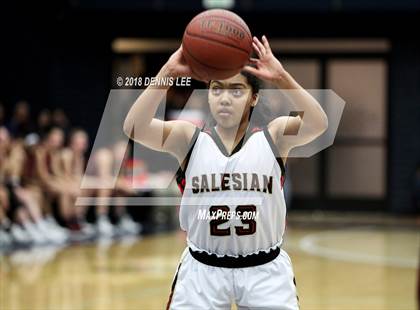 Thumbnail 1 in Salesian College Preparatory vs. Cardinal Newman (CIF NCS D3 Final) photogallery.