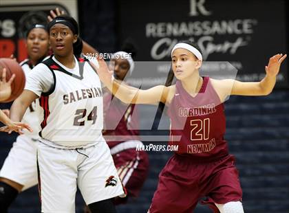 Thumbnail 3 in Salesian College Preparatory vs. Cardinal Newman (CIF NCS D3 Final) photogallery.