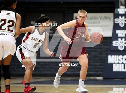 Thumbnail 3 in Salesian College Preparatory vs. Cardinal Newman (CIF NCS D3 Final) photogallery.