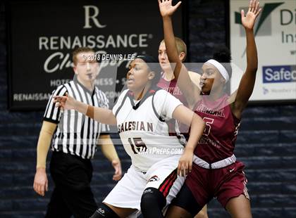 Thumbnail 1 in Salesian College Preparatory vs. Cardinal Newman (CIF NCS D3 Final) photogallery.