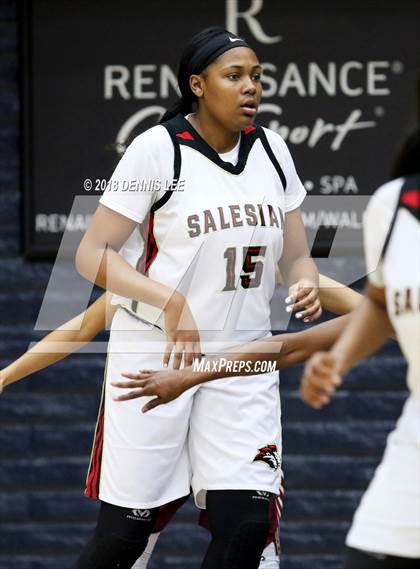 Thumbnail 3 in Salesian College Preparatory vs. Cardinal Newman (CIF NCS D3 Final) photogallery.