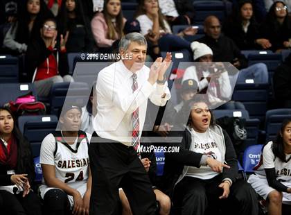 Thumbnail 2 in Salesian College Preparatory vs. Cardinal Newman (CIF NCS D3 Final) photogallery.