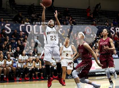 Thumbnail 2 in Salesian College Preparatory vs. Cardinal Newman (CIF NCS D3 Final) photogallery.