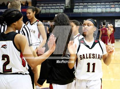 Thumbnail 1 in Salesian College Preparatory vs. Cardinal Newman (CIF NCS D3 Final) photogallery.