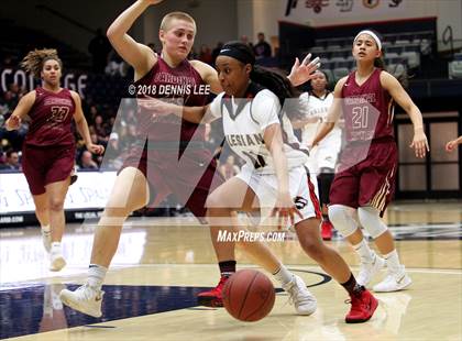 Thumbnail 3 in Salesian College Preparatory vs. Cardinal Newman (CIF NCS D3 Final) photogallery.