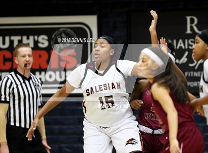 Thumbnail 2 in Salesian College Preparatory vs. Cardinal Newman (CIF NCS D3 Final) photogallery.