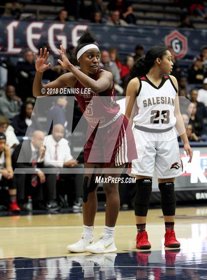 Thumbnail 1 in Salesian College Preparatory vs. Cardinal Newman (CIF NCS D3 Final) photogallery.