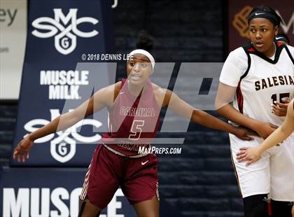 Thumbnail 3 in Salesian College Preparatory vs. Cardinal Newman (CIF NCS D3 Final) photogallery.