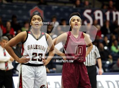 Thumbnail 3 in Salesian College Preparatory vs. Cardinal Newman (CIF NCS D3 Final) photogallery.