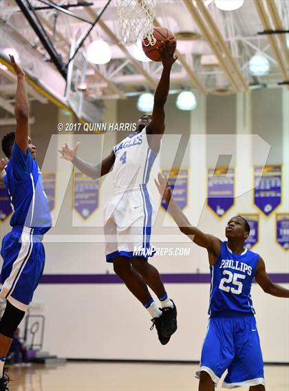 Thumbnail 3 in Brooks College Prep vs Phillips (Bob Hambric Shootout) photogallery.