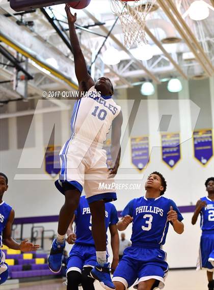 Thumbnail 1 in Brooks College Prep vs Phillips (Bob Hambric Shootout) photogallery.