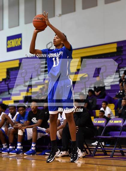 Thumbnail 1 in Brooks College Prep vs Phillips (Bob Hambric Shootout) photogallery.