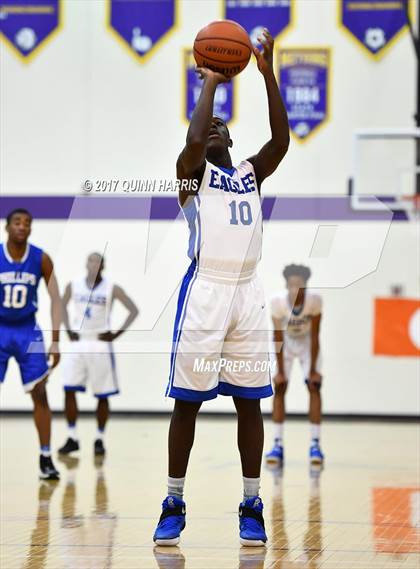 Thumbnail 3 in Brooks College Prep vs Phillips (Bob Hambric Shootout) photogallery.