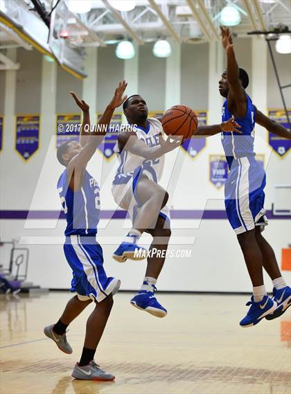 Thumbnail 1 in Brooks College Prep vs Phillips (Bob Hambric Shootout) photogallery.