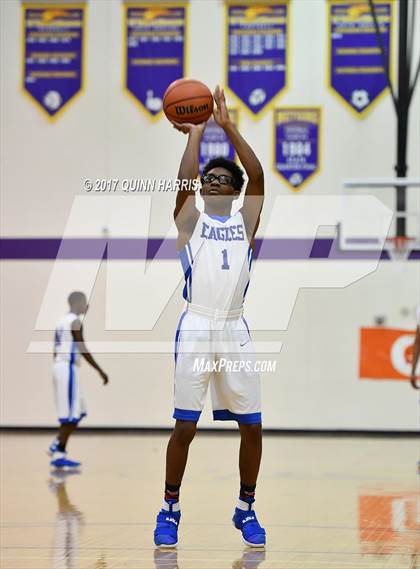 Thumbnail 3 in Brooks College Prep vs Phillips (Bob Hambric Shootout) photogallery.