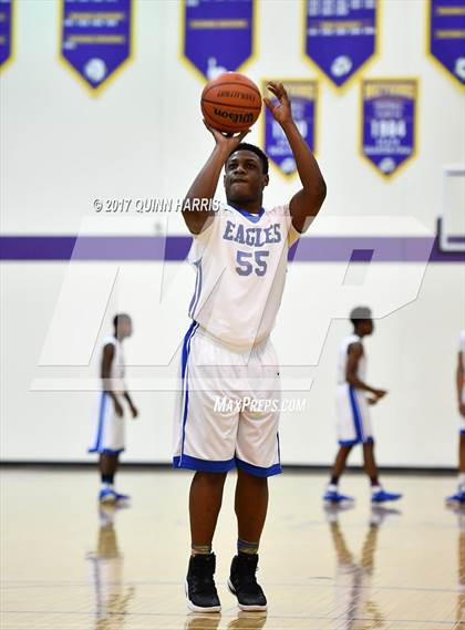 Thumbnail 2 in Brooks College Prep vs Phillips (Bob Hambric Shootout) photogallery.