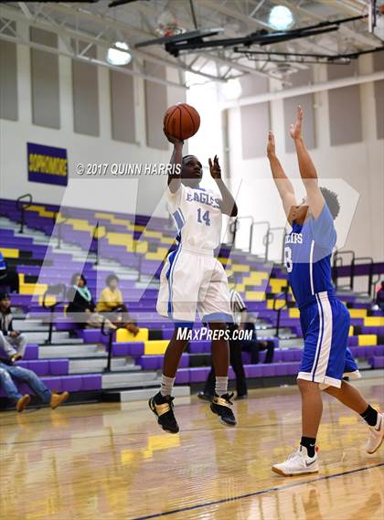 Thumbnail 2 in Brooks College Prep vs Phillips (Bob Hambric Shootout) photogallery.