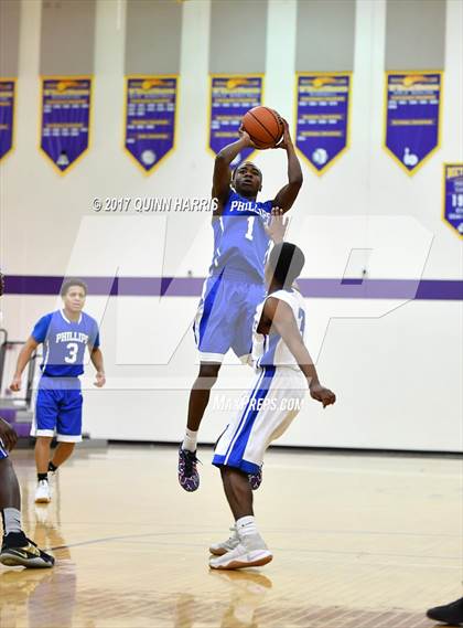 Thumbnail 1 in Brooks College Prep vs Phillips (Bob Hambric Shootout) photogallery.