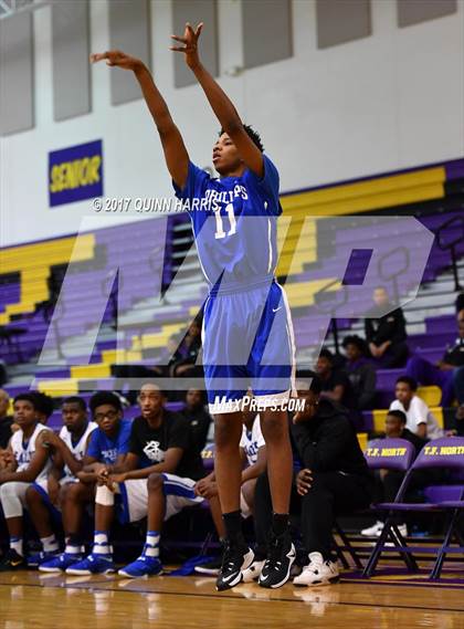 Thumbnail 2 in Brooks College Prep vs Phillips (Bob Hambric Shootout) photogallery.