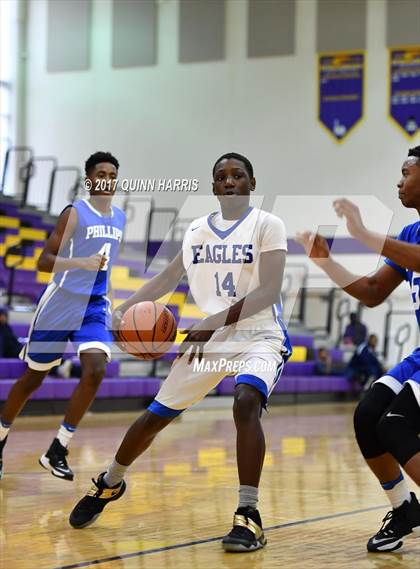 Thumbnail 2 in Brooks College Prep vs Phillips (Bob Hambric Shootout) photogallery.