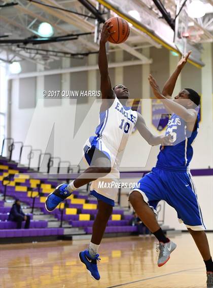 Thumbnail 3 in Brooks College Prep vs Phillips (Bob Hambric Shootout) photogallery.
