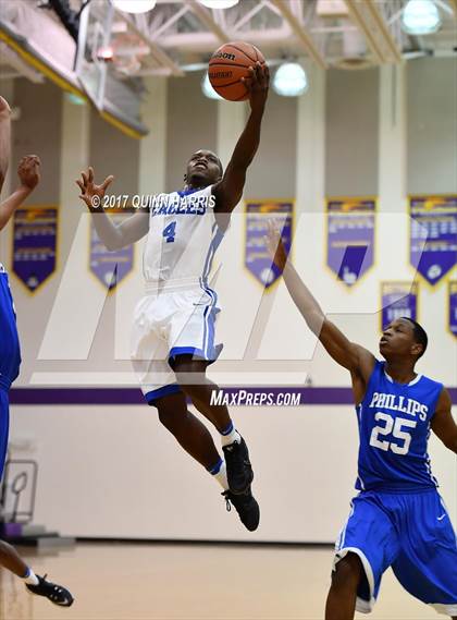 Thumbnail 2 in Brooks College Prep vs Phillips (Bob Hambric Shootout) photogallery.