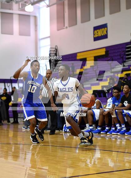 Thumbnail 2 in Brooks College Prep vs Phillips (Bob Hambric Shootout) photogallery.