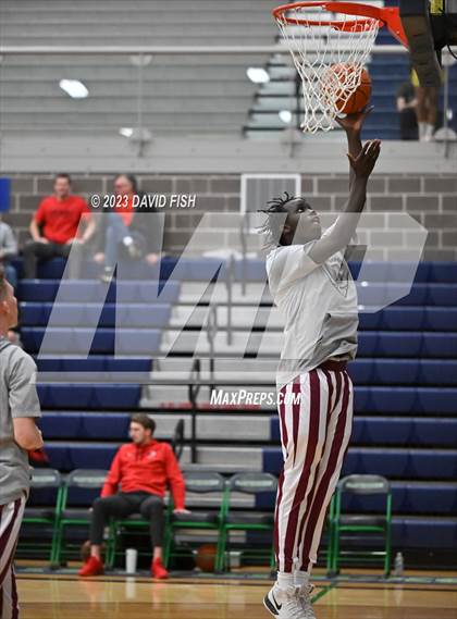 Thumbnail 1 in Centennial vs Owyhee (IHSAA 5A District III Quarterfinals) photogallery.