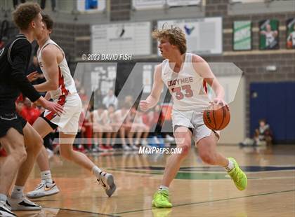 Thumbnail 3 in Centennial vs Owyhee (IHSAA 5A District III Quarterfinals) photogallery.