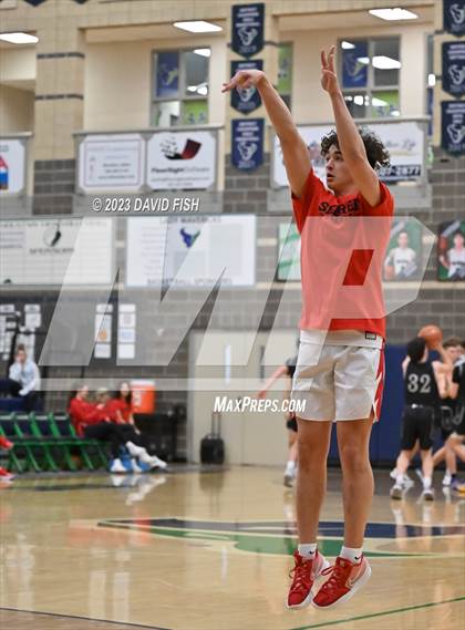 Thumbnail 1 in Centennial vs Owyhee (IHSAA 5A District III Quarterfinals) photogallery.