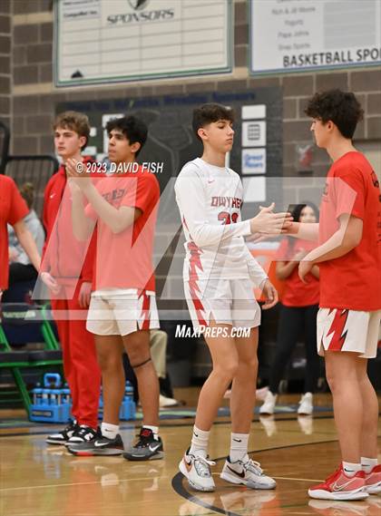 Thumbnail 2 in Centennial vs Owyhee (IHSAA 5A District III Quarterfinals) photogallery.