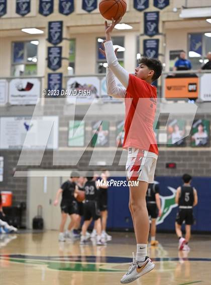 Thumbnail 1 in Centennial vs Owyhee (IHSAA 5A District III Quarterfinals) photogallery.