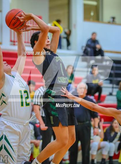 Thumbnail 1 in Hope Christian vs. Mayfield (Albuquerque Academy Joe Armijo Basketball Classic) photogallery.