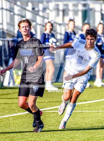 Thumbnail 1 in Washburn Rural vs Olathe West (KSHSAA 6A Championship) photogallery.