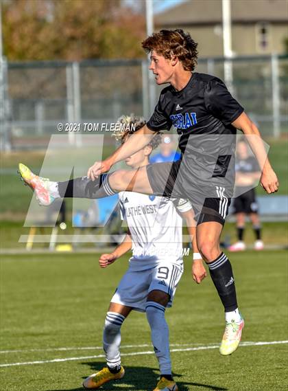 Thumbnail 1 in Washburn Rural vs Olathe West (KSHSAA 6A Championship) photogallery.