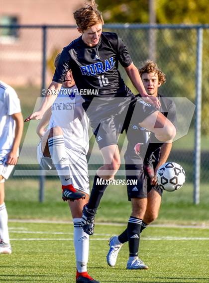 Thumbnail 1 in Washburn Rural vs Olathe West (KSHSAA 6A Championship) photogallery.